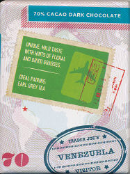 Trader Joe's - Venezuela 70% (Single Origin Chocolate Passport series)