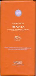 Ibaria 67% Dark Chocolate & Candied Orange Peels (Weiss)