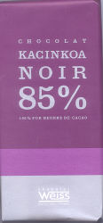Weiss - Kacinkoa Noir 85%