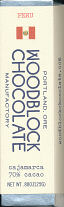 Woodblock Chocolate - Peru Cajamarca 70%