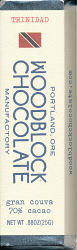Woodblock Chocolate - Trinidad Gran Couva 70%
