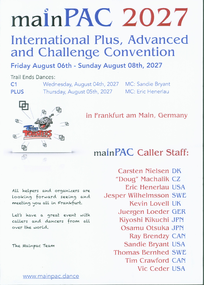 Flyer for MainPAC