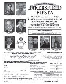 Flyer for Bakersfield Fiesta