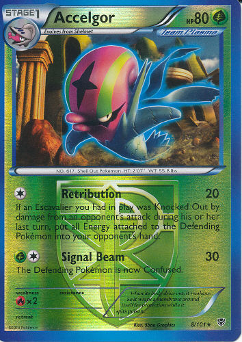 Accelgor Team Plasma (Reverse Holo) - (Plasma Blast)