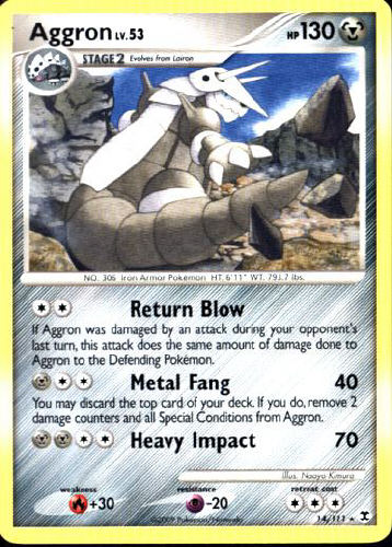 Aggron - (Platinum - Rising Rivals)