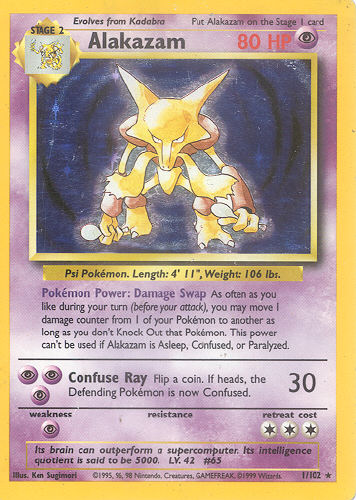 Alakazam - (Base Set)