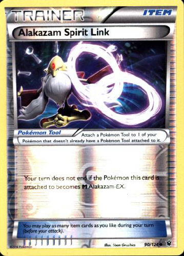 Alakazam Spirit Link (Reverse Holo) - (Fates Collide)