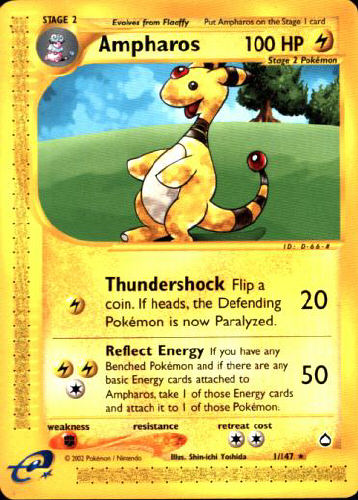 Ampharos - (Aquapolis)