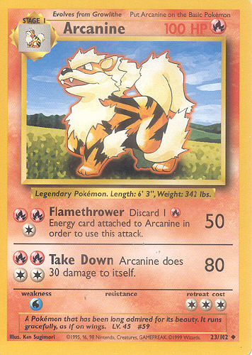 Arcanine - (Base Set)