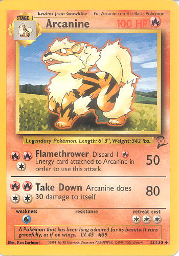 Arcanine - (Base Set 2)