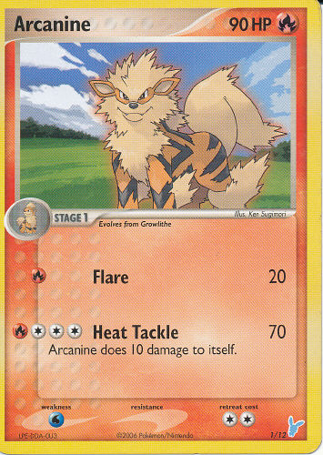 Arcanine - (EX: Trainer Kit #2 (Red & Blue))