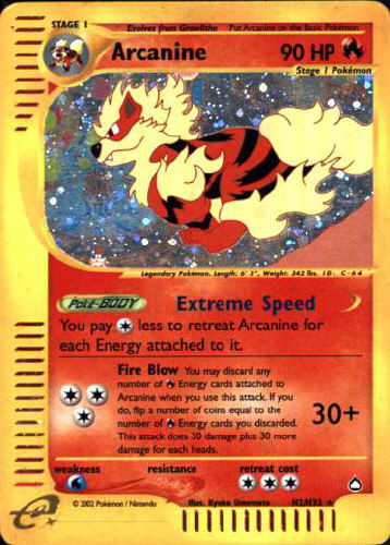 Arcanine - (Aquapolis (Holo Subset))