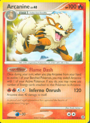 Arcanine - (DP - Secret Wonders)