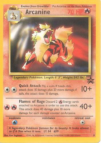 Arcanine - (Wizards Black Star Promo)