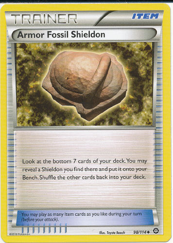 Armor Fossil Shieldon - (Steam Siege)