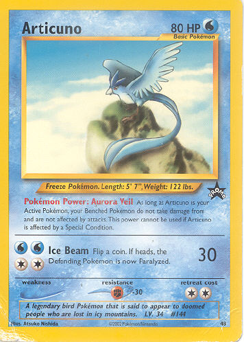 Articuno - (Wizards Black Star Promo)