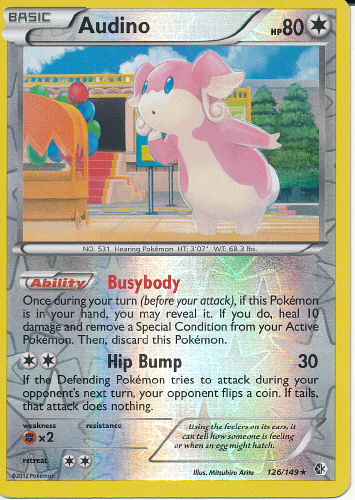 Audino (Reverse Holo) - (Boundaries Crossed)