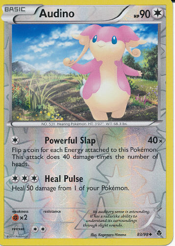 Audino (Reverse Holo) - (Emerging Powers)