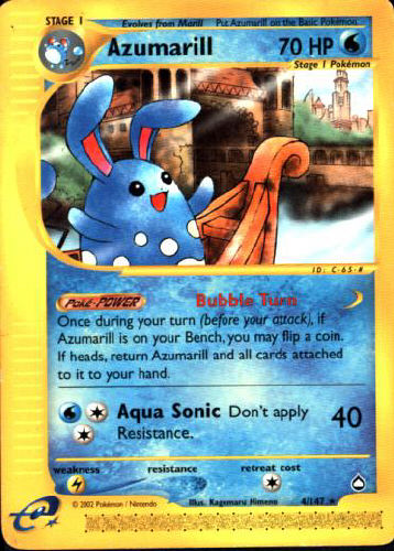 Azumarill - (Aquapolis)