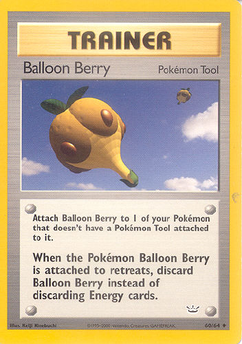 Balloon Berry (Pokémon Tool) - (Neo Revelation)