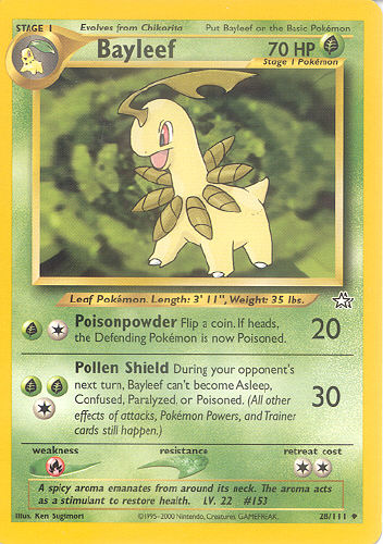Bayleef - (Neo Genesis)