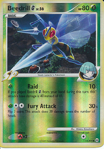 Beedrill G (Reverse Holo) - (Platinum - Arceus)