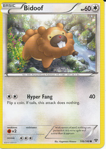 Bidoof - (XY)