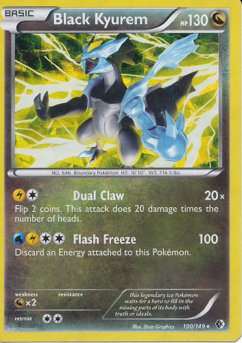 Black Kyurem (Holographic) - (Boundaries Crossed)