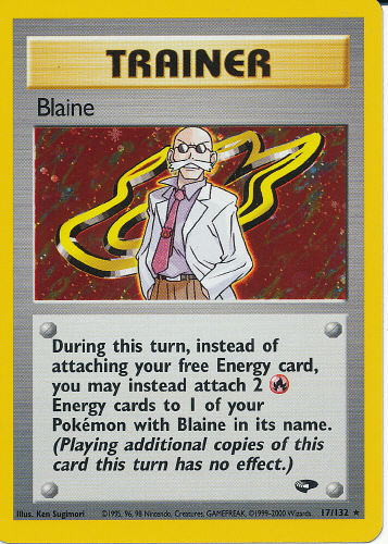 Blaine - (Gym Challenge)