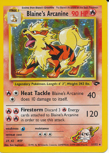 Blaine's Arcanine - (Gym Challenge)