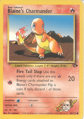 Blaine's Charmander - (Gym Challenge)