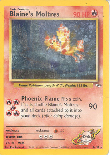 Blaine's Moltres - (Gym Heroes)