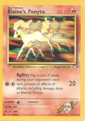 Blaine's Ponyta - (Gym Heroes)