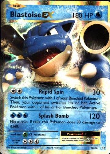 Blastoise EX - (Evolutions)