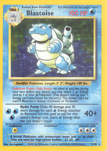 Blastoise - (Base Set)