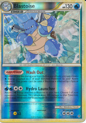 Blastoise (Reverse Holo) - (HS - Unleashed)