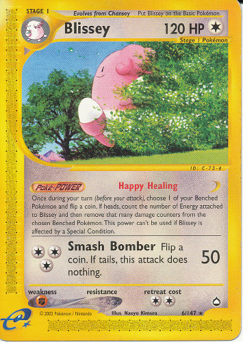 Blissey - (Aquapolis)