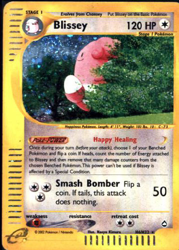 Blissey - (Aquapolis (Holo Subset))