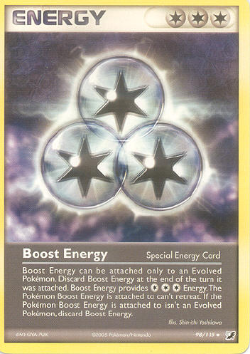 Boost Energy (Special Energy Card) - (EX Unseen Forces)