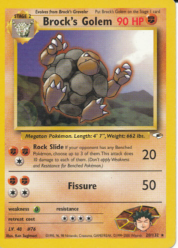 Brock's Golem - (Gym Heroes)