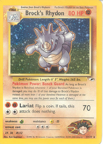 Brock's Rhydon - (Gym Heroes)