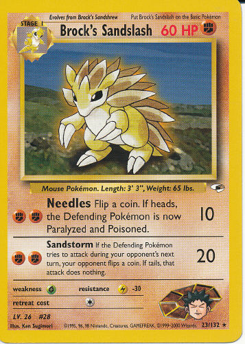 Brock's Sandslash - (Gym Heroes)