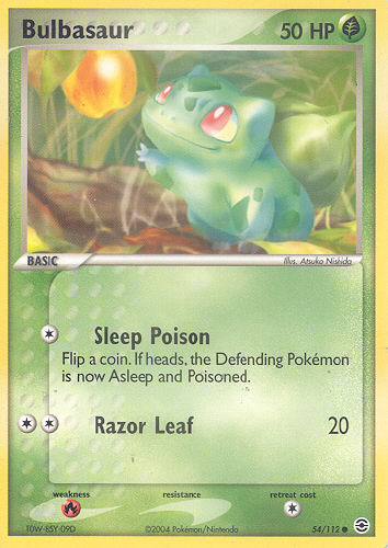 Bulbasaur - (EX FireRed & LeafGreen)