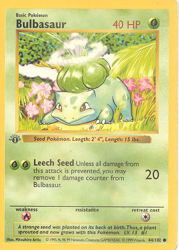 Bulbasaur - (Base Set)