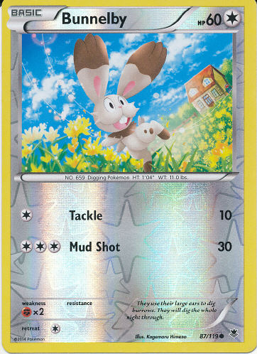 Bunnelby (Reverse Holo) - (Phantom Forces)