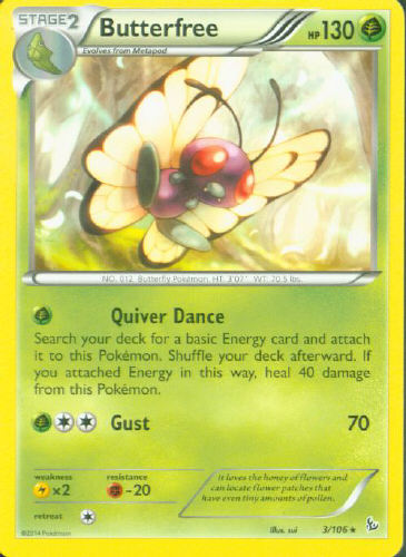 Butterfree - (Flashfire)