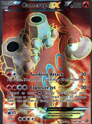 Camerupt EX Full Art - (Primal Clash)