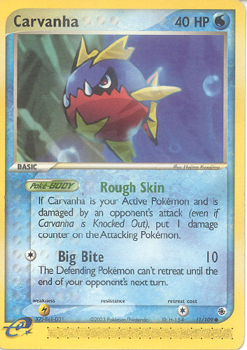Carvanha - (EX Ruby And Sapphire)