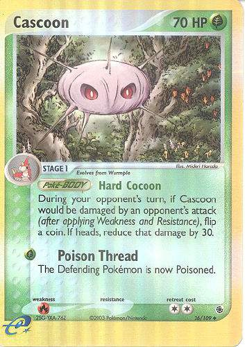 Cascoon (Reverse Holo) - (EX Ruby And Sapphire)