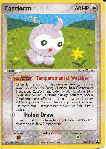 Castform - (EX Delta Species)